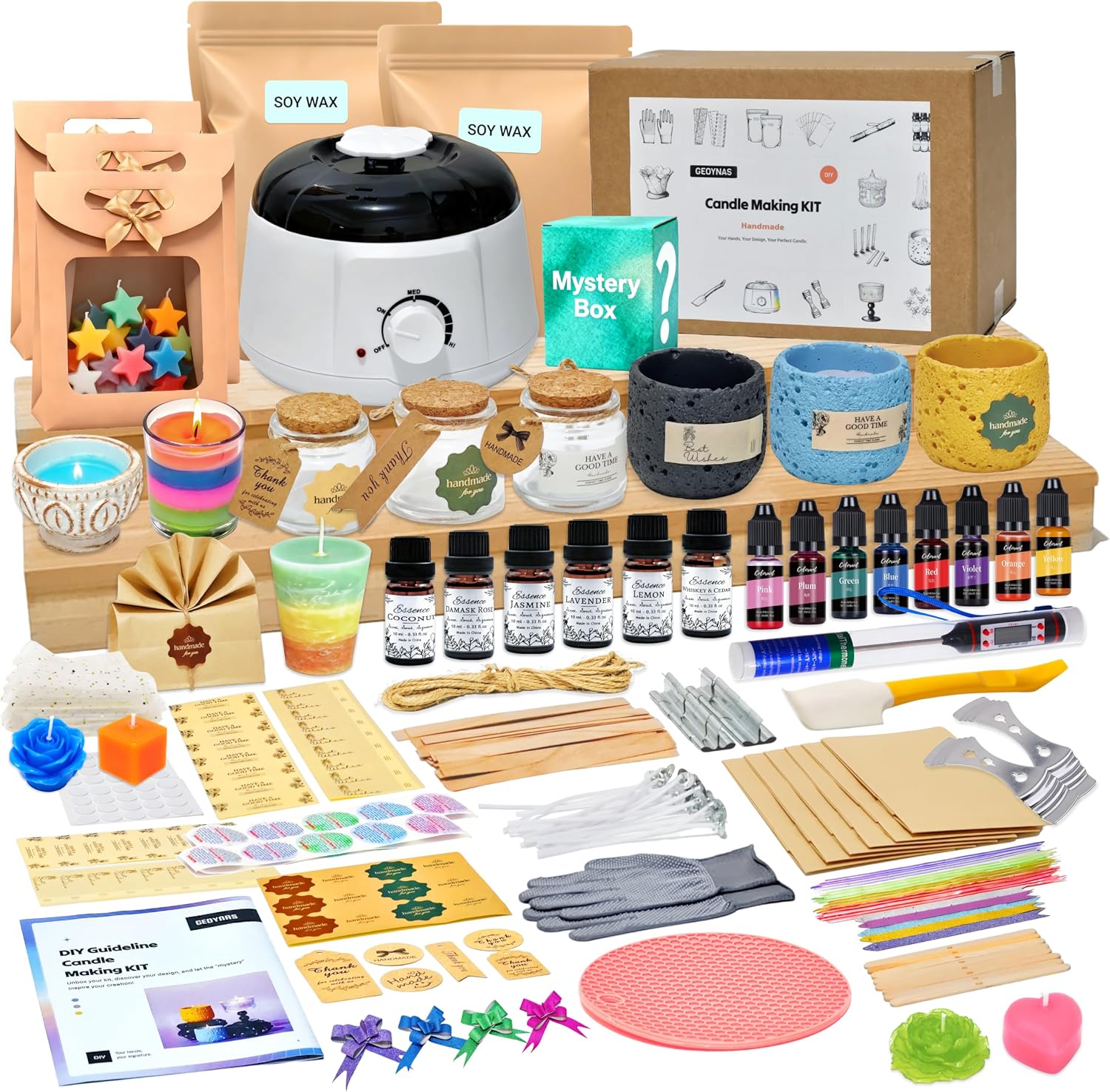 Candle Making For Beginners - 128pcs Perlengkapan Pembuatan Lilin untuk Dewasa