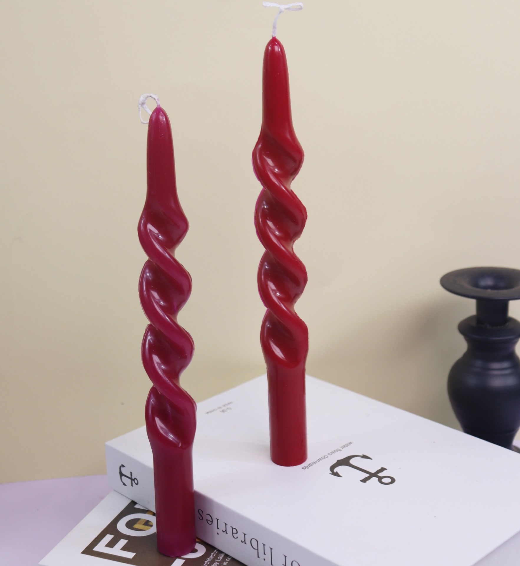 Memutar Garis Kolom Akrilik Ce - Candle Making Diy Kit ulasan dan harga