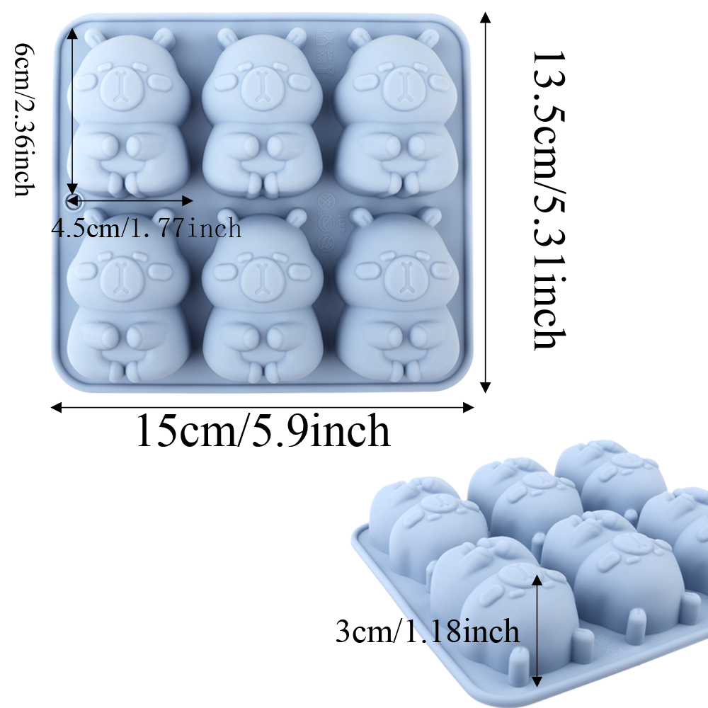 1 Cetakan Kue Silikon Berbentu - Candle Making Items ulasan dan harga