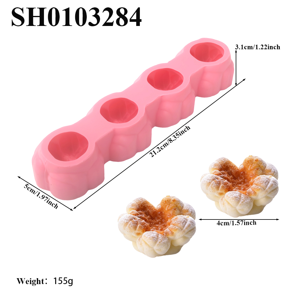 Cetakan Kue Silikon 1 atau 4 S - Candle Making Items ulasan dan harga