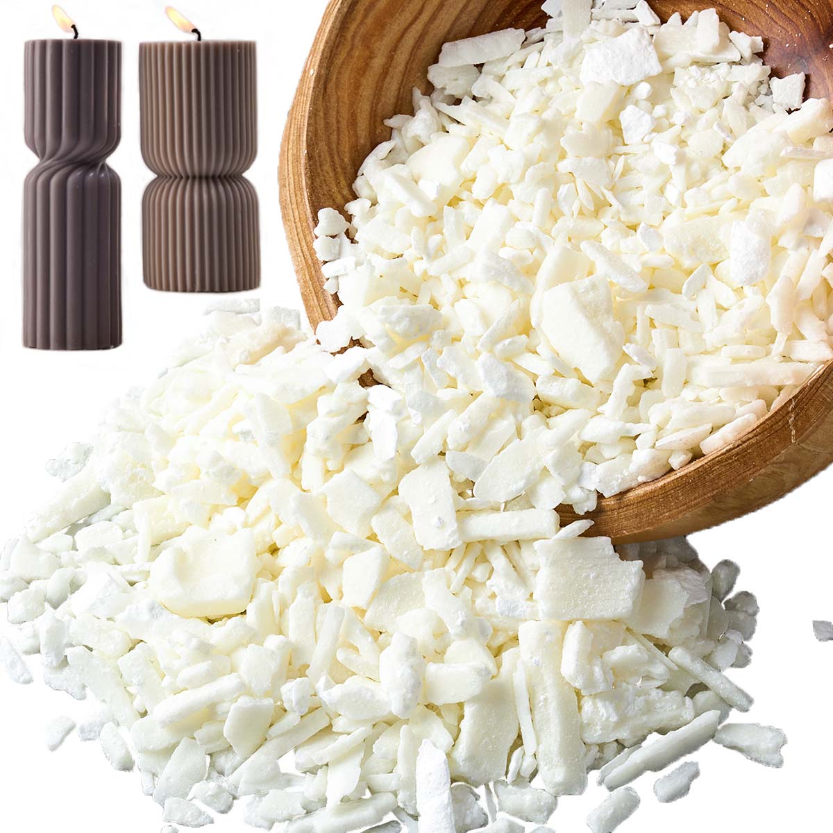 1 Pon Lilin Kedelai Putih Murn - Candle Making Items ulasan dan harga