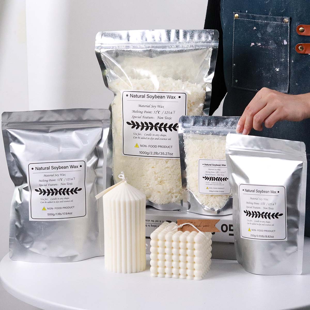 100/250/500/1000G Serpihan Lil - Candle Making Diy Kit ulasan dan harga