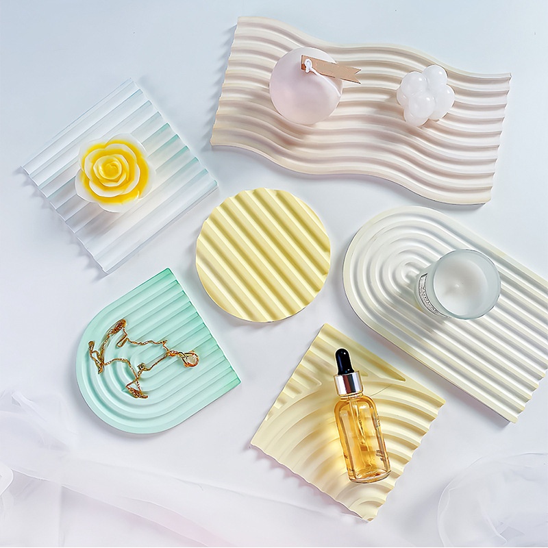 Cetakan Baki Gelombang Bergari - Candle Making Items ulasan dan harga