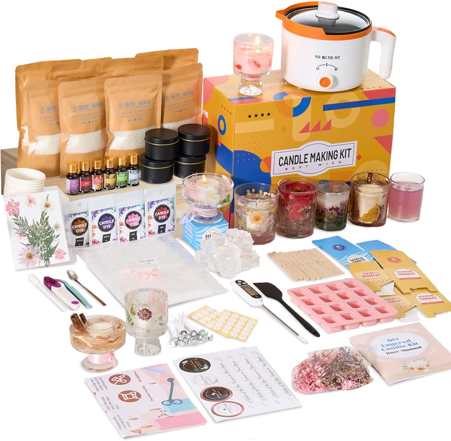 Kit Pembuatan Lilin DIY 2-in-1 - Candle Making For Beginners ulasan dan harga