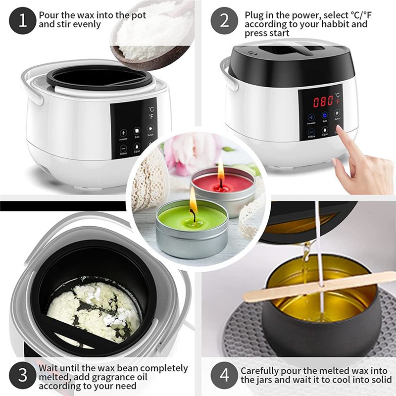 AEE4-Panci Pelebur Lilin, Pele - Candle Making For Beginners ulasan dan harga