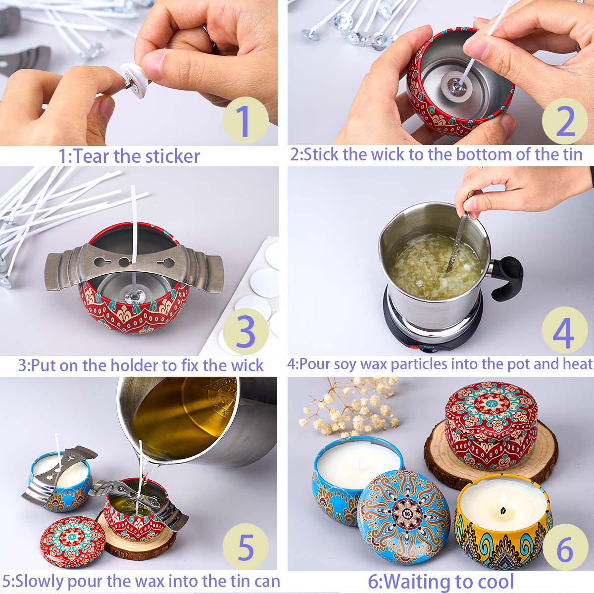 Perlengkapan Pembuatan Lilin A - Candle Making For Beginners ulasan dan harga